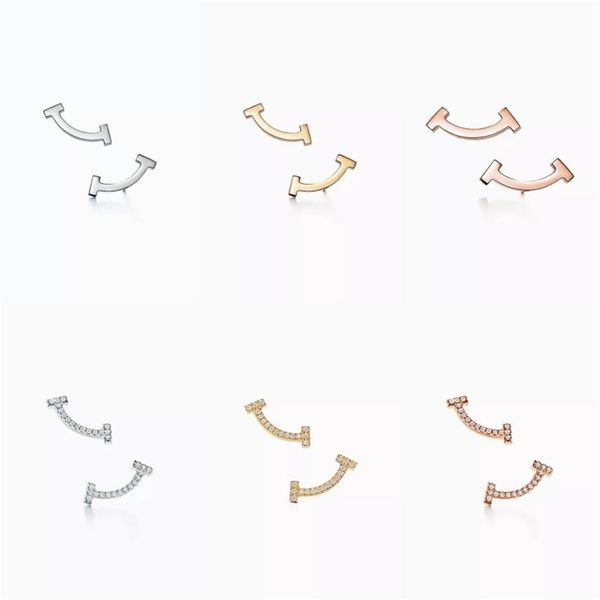 t design smile stud earrings charm love earrings 925 sterlling silver 18k gold plated jewelry fashion classic luxury brand valenti254m, Golden
t design smile stud earrings charm love earrings 925 sterlling silver 18k gold plated jewelry fashion classic luxury brand valenti254m, Golden