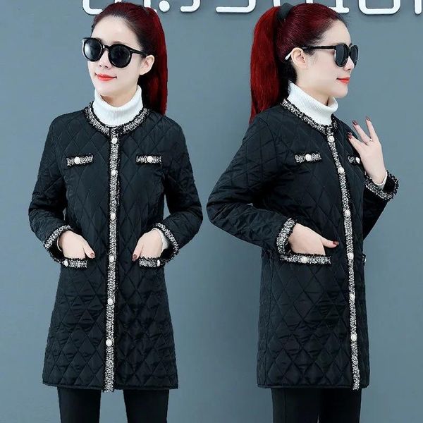 leather 2022 winter new style light and thin midlength padded coat women allmatch selfcultivation padded jacket women a780, Black
leather 2022 winter new style light and thin midlength padded coat women allmatch selfcultivation padded jacket women a780, Black
