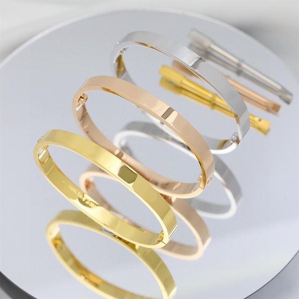 without stone fashion screwdriver bracelet love bangle yellow gold famous brand designer lover gifts classic design t240t, Black
without stone fashion screwdriver bracelet love bangle yellow gold famous brand designer lover gifts classic design t240t, Black