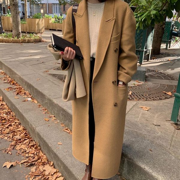 fur winter coat for women double breasted ladies midlength gray black slim woolen long jacket coats autumn fall korean overcoat new
fur winter coat for women double breasted ladies midlength gray black slim woolen long jacket coats autumn fall korean overcoat new