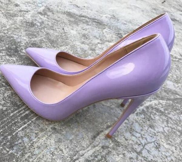 2019 women pumps purple shoes woman 10cm high heels wedding dress shoes fashion patent shiny leather female bride shoes for w2968660, Black
2019 women pumps purple shoes woman 10cm high heels wedding dress shoes fashion patent shiny leather female bride shoes for w2968660, Black