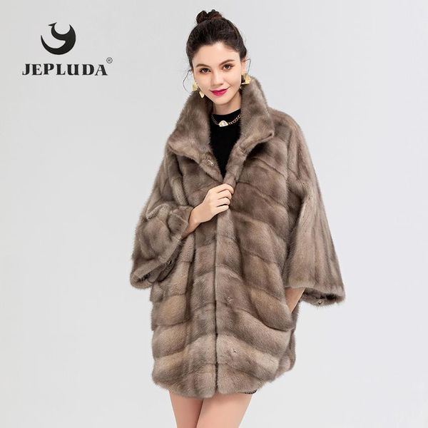 fur jepluda stylish plus size natural real mink fur coat women loose bat style warm soft winter real fur coat women mink fur jacket, Black
fur jepluda stylish plus size natural real mink fur coat women loose bat style warm soft winter real fur coat women mink fur jacket, Black