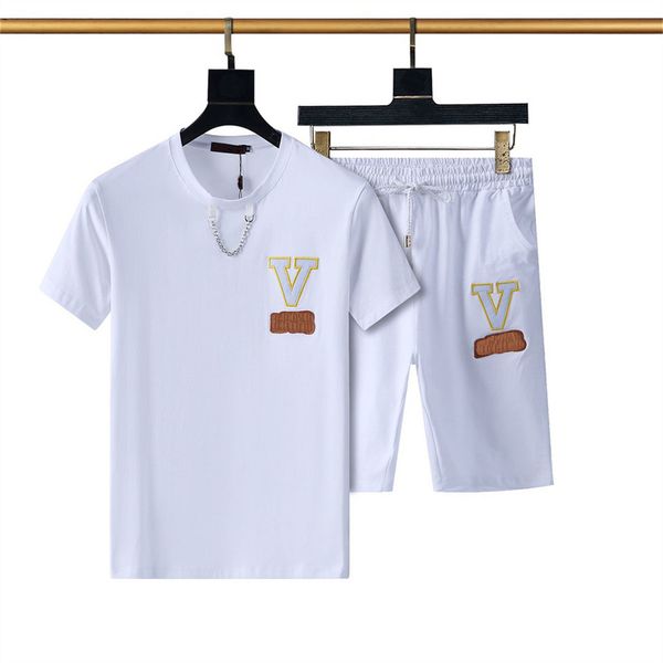221 summer men tracksuit designer sweat suit two piece set sports sweatpants with long sleeve man short sleeve pullover running sweatshirt f, Gray
221 summer men tracksuit designer sweat suit two piece set sports sweatpants with long sleeve man short sleeve pullover running sweatshirt f, Gray