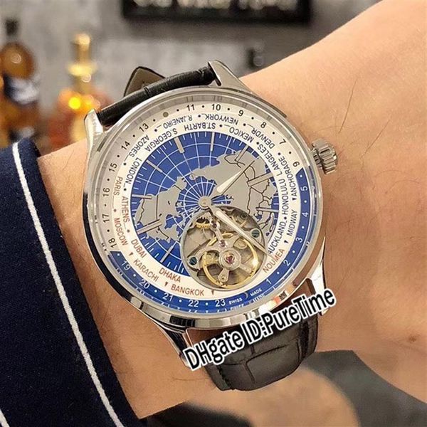 new geophysic 8108420 universal time automatic tourbillon mens watch steel case blue dial black leather strap watches pureti303g, Slivery;brown
new geophysic 8108420 universal time automatic tourbillon mens watch steel case blue dial black leather strap watches pureti303g, Slivery;brown