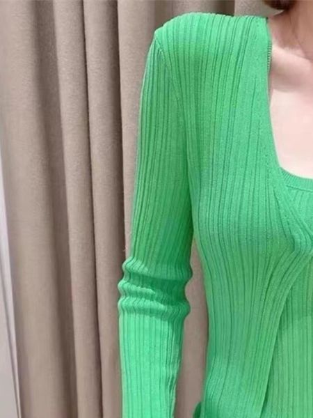 sweaters women ruffled knit cardigan jacket metal button slim fit vneck green 2022 early autumn sweater for ladies, White;black
sweaters women ruffled knit cardigan jacket metal button slim fit vneck green 2022 early autumn sweater for ladies, White;black