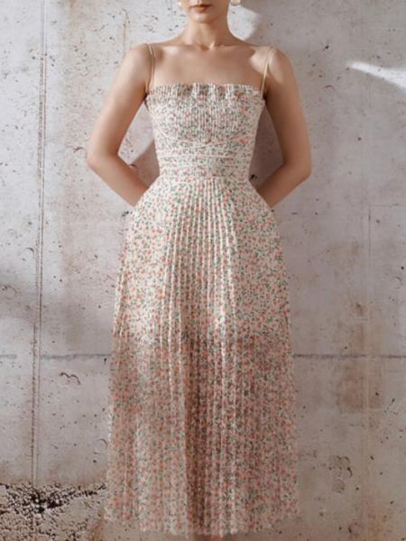casual dresses mingmingxi french style summer vintage floral pleated dress women spaghetti strap high waist pleated beach dress 230420, Black;gray
casual dresses mingmingxi french style summer vintage floral pleated dress women spaghetti strap high waist pleated beach dress 230420, Black;gray