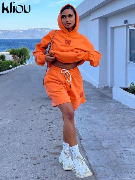 dress kliou loose letter embroidery fleece two piece set women casual hooded sweatshirt+ drawstring athleisure shorts lady tracksuits, White
dress kliou loose letter embroidery fleece two piece set women casual hooded sweatshirt+ drawstring athleisure shorts lady tracksuits, White