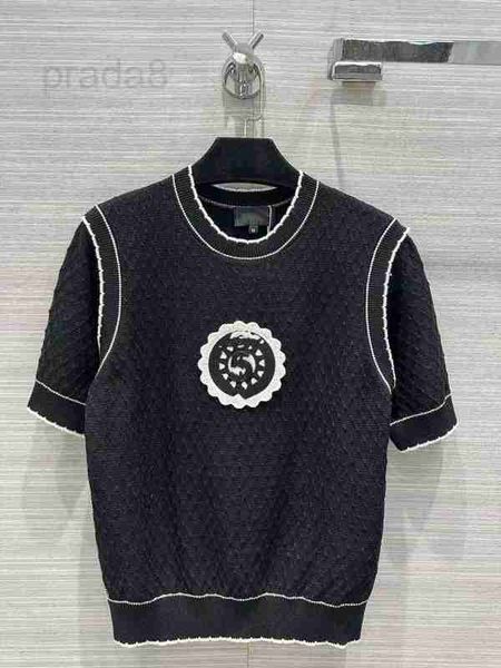 women's sweaters designer brand same style 2023 new spring o neck short sleeve print high end jacquard pullovers sweater 1118-5 ri52, White;black
women's sweaters designer brand same style 2023 new spring o neck short sleeve print high end jacquard pullovers sweater 1118-5 ri52, White;black