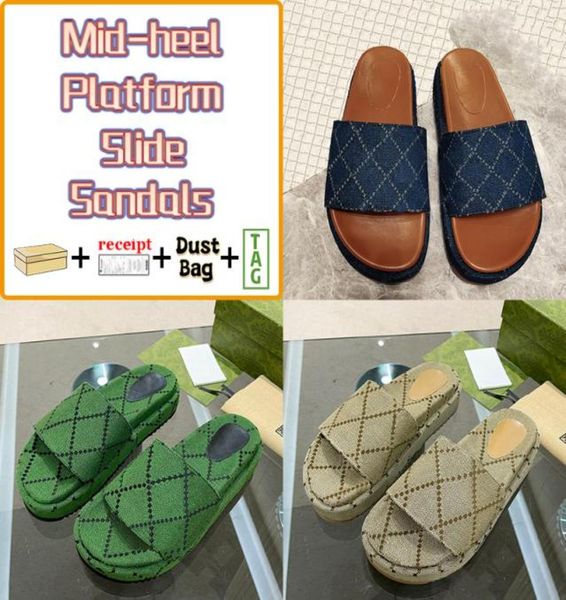 with box beach slippers midheel platform slides men women beach sandals dark blue ivory jacquard denim mouse printed canvas mens 3278682, Black
with box beach slippers midheel platform slides men women beach sandals dark blue ivory jacquard denim mouse printed canvas mens 3278682, Black