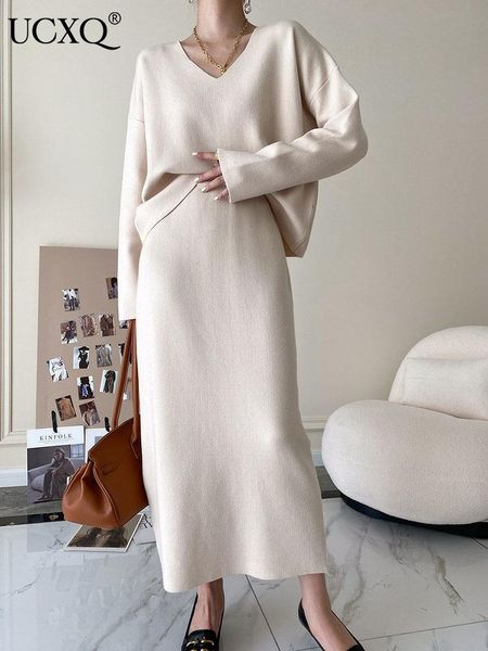 dress ucxq women maxi skirt two piece set knitting elegant solid new high waist loose fit autumn fashion tide 2022 23kx722, White
dress ucxq women maxi skirt two piece set knitting elegant solid new high waist loose fit autumn fashion tide 2022 23kx722, White