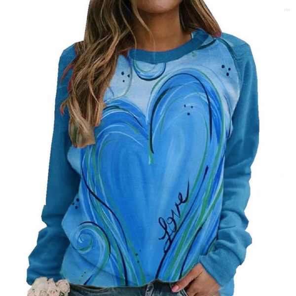 women's polos women t-shirt 2023 heart print long sleeve autumn winter loose round neck all match pullover blouse streetwear, White
women's polos women t-shirt 2023 heart print long sleeve autumn winter loose round neck all match pullover blouse streetwear, White
