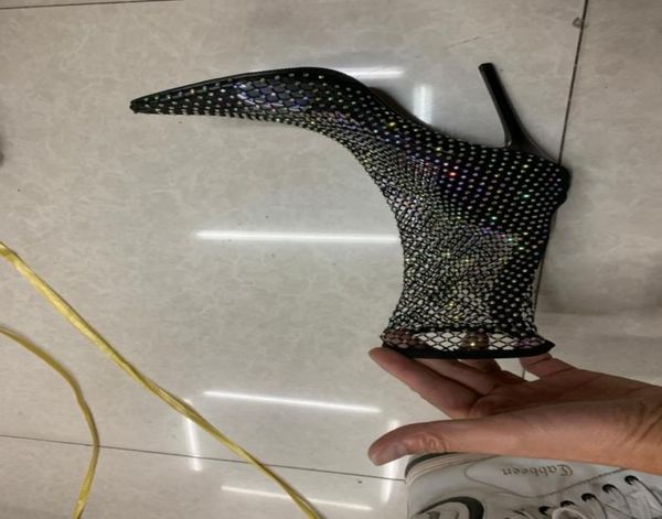 2022 sheepskin leather nets half boots 11cm high heels shoes midcalf booties pillage toes diamond catwalk zipper party weddi5693361, Black
2022 sheepskin leather nets half boots 11cm high heels shoes midcalf booties pillage toes diamond catwalk zipper party weddi5693361, Black