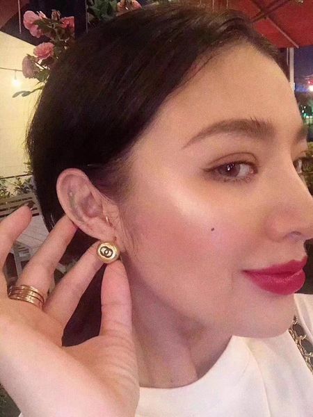 18k gold plate drop earrings dangle designer for woman french luxury brand c letter camellia earrings wedding gift, Silver
18k gold plate drop earrings dangle designer for woman french luxury brand c letter camellia earrings wedding gift, Silver