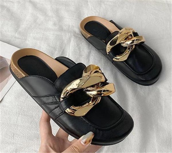 slippers 2021 summer women cork women039s big gold chain platform mules sandals and whole flat flip flops1728865, Black
slippers 2021 summer women cork women039s big gold chain platform mules sandals and whole flat flip flops1728865, Black