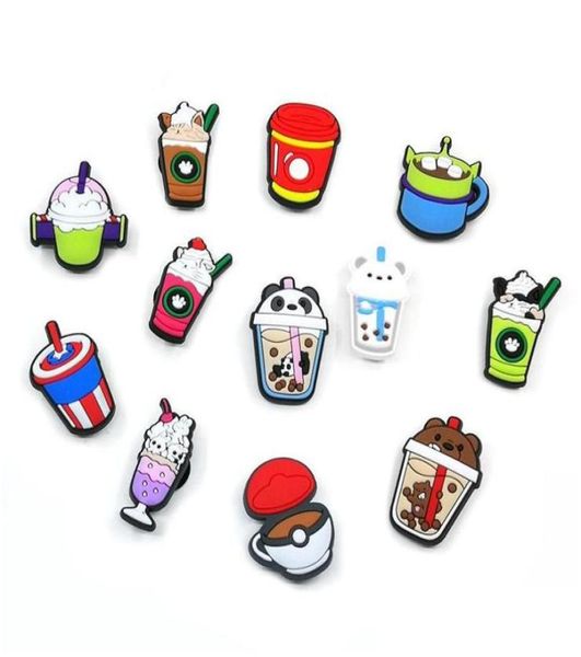 shoe parts accessories moq 100pcs tea with milk coffee cup cute cartoon pattern croc charms 2d soft rubber lovely shoes buckles ch8744172, White;pink
shoe parts accessories moq 100pcs tea with milk coffee cup cute cartoon pattern croc charms 2d soft rubber lovely shoes buckles ch8744172, White;pink
