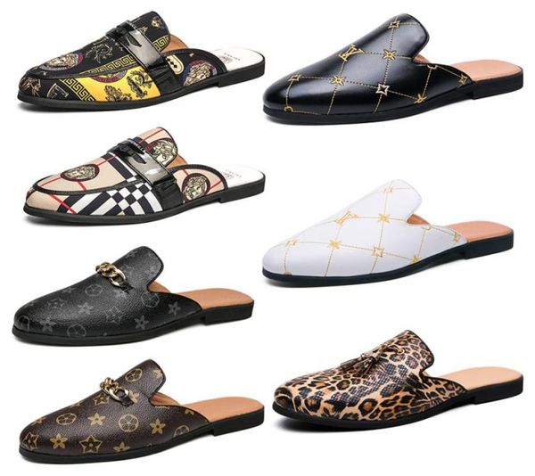luxury brand mens designer horsebit metal buckle grid pattern slippers genuine leather mules black white brown flip flops men casu8883263
luxury brand mens designer horsebit metal buckle grid pattern slippers genuine leather mules black white brown flip flops men casu8883263
