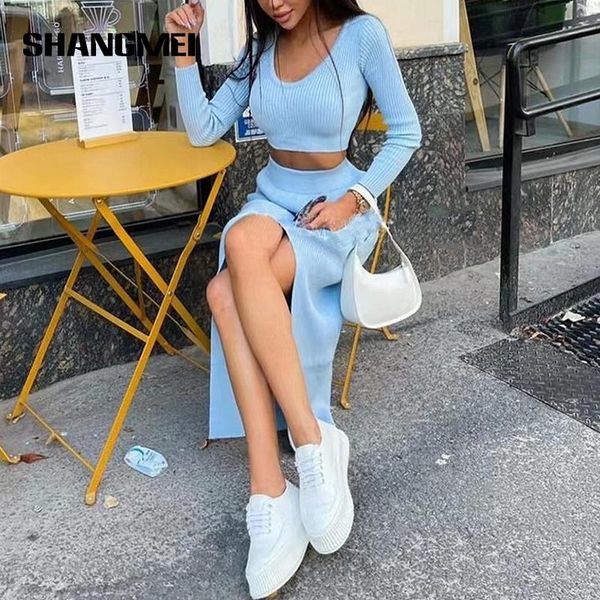 dress knitting pullover and side split long skirt two piece set women slim fit cropped woman autumn elegant sweater outfits, White
dress knitting pullover and side split long skirt two piece set women slim fit cropped woman autumn elegant sweater outfits, White