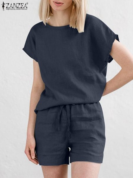 dress 2022 zanzea summer women matching sets short sets cotton suits short sleeves shorts female casual tracksuit loose home wear, White
dress 2022 zanzea summer women matching sets short sets cotton suits short sleeves shorts female casual tracksuit loose home wear, White
