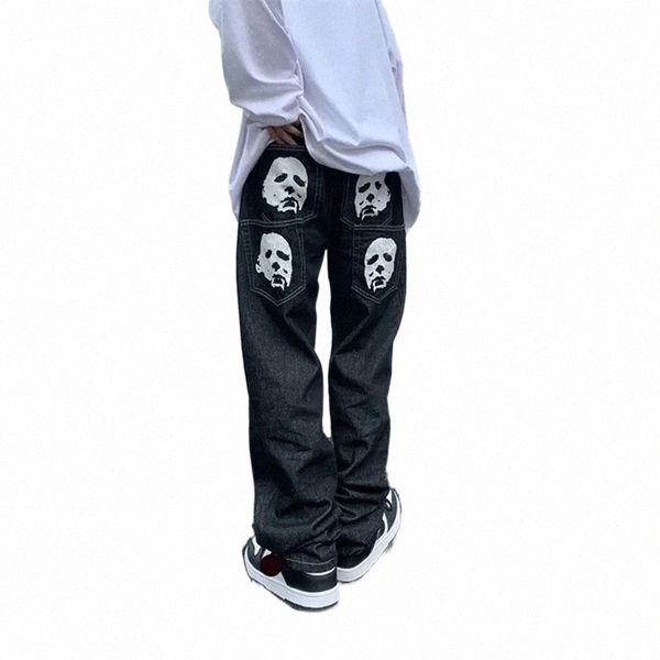 womens jeans european and american high street hiphop loose all kinds of printing straight wide leg jeans y2k retro harajuku jeans 221017 y4, Blue
womens jeans european and american high street hiphop loose all kinds of printing straight wide leg jeans y2k retro harajuku jeans 221017 y4, Blue