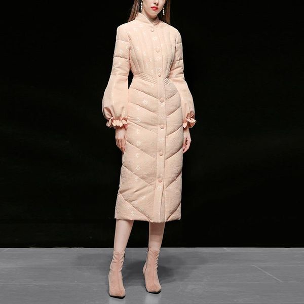 parkas winter long fluffy thicker warm white duck down coats female jacquard fabric lantern sleeve warm coats windproof parkas f2621, Black
parkas winter long fluffy thicker warm white duck down coats female jacquard fabric lantern sleeve warm coats windproof parkas f2621, Black