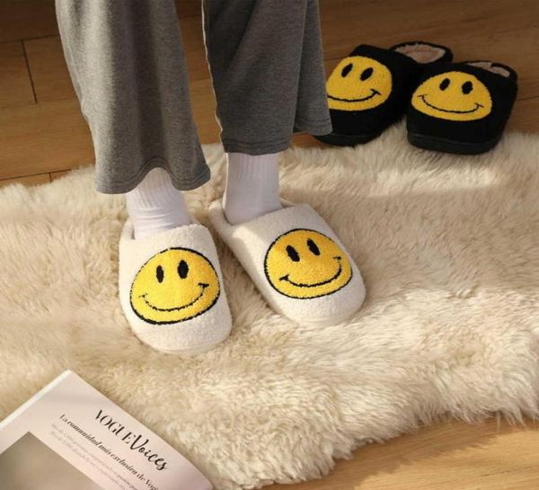 slippers litthing winter big smiley pattern women fur slippers home couples men fluffy slides autumn warm plush bedroom cotton sho5649425, Black
slippers litthing winter big smiley pattern women fur slippers home couples men fluffy slides autumn warm plush bedroom cotton sho5649425, Black