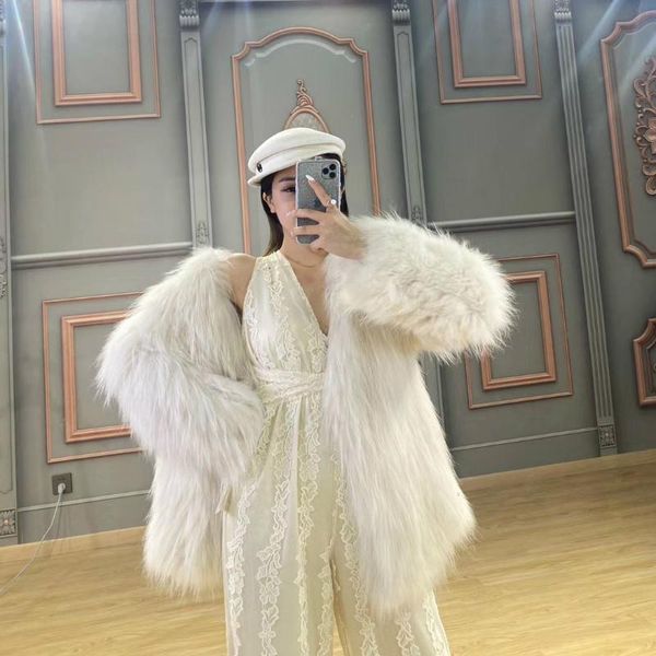 fur oftbuy 2022 classic brand luxury real fur coat natural raccoon fur knitted outerwear winter jacket women thick warm streetwear, Black
fur oftbuy 2022 classic brand luxury real fur coat natural raccoon fur knitted outerwear winter jacket women thick warm streetwear, Black