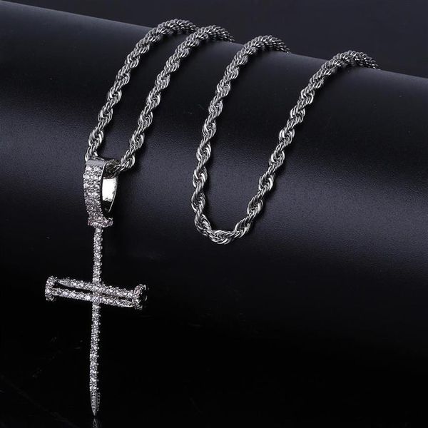 nail cross pendant gold silver copper material iced cz pendants necklace with chain fashion hip hop jewelry252t271b
nail cross pendant gold silver copper material iced cz pendants necklace with chain fashion hip hop jewelry252t271b