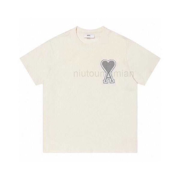t shirts for men women amis couple short sleeved t-shirt embroidered clothes with big heart embroidery summer and round neck loose fitting y, White;black
t shirts for men women amis couple short sleeved t-shirt embroidered clothes with big heart embroidery summer and round neck loose fitting y, White;black