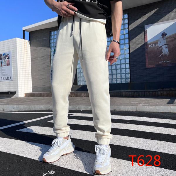 t628 spring and summer new cross leather embroidered guard pants casual pants long craft couple style personalized fashion classic letter pu, Silver
t628 spring and summer new cross leather embroidered guard pants casual pants long craft couple style personalized fashion classic letter pu, Silver