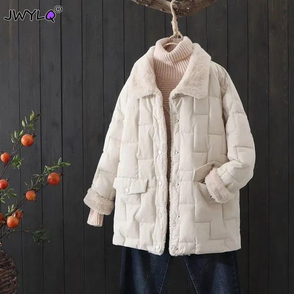 leather singlebreasted plus velvet warm winter clothes women solid color basic pocket m4xl cottonpadded coat women simple loose coat, Black
leather singlebreasted plus velvet warm winter clothes women solid color basic pocket m4xl cottonpadded coat women simple loose coat, Black
