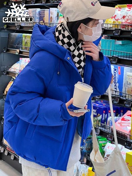 leather greller 2022 new women's winter jacket hooded short thick warm cotton padded jackets parkas woman candy color winter coat, Black
leather greller 2022 new women's winter jacket hooded short thick warm cotton padded jackets parkas woman candy color winter coat, Black