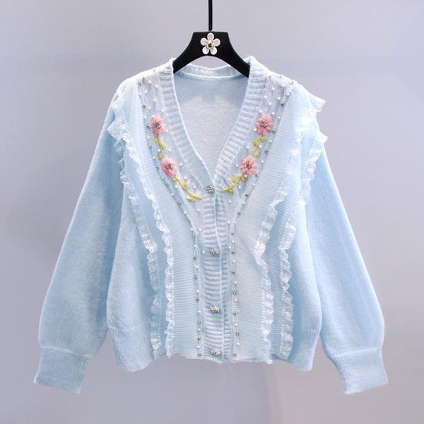 sweaters vintage floral embroidery knittsd cardigan women autumn sweet fashion sweater coat korean preppy style lolita lace sweater coat, White;black
sweaters vintage floral embroidery knittsd cardigan women autumn sweet fashion sweater coat korean preppy style lolita lace sweater coat, White;black