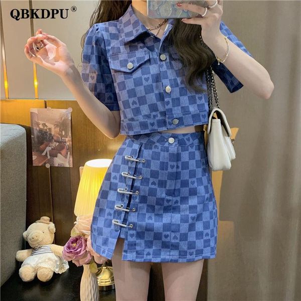 dress summer plaid skirt suit women 2 piece set korean style short sleeve cropped jacket and design pin aline mini skirt outfits, White
dress summer plaid skirt suit women 2 piece set korean style short sleeve cropped jacket and design pin aline mini skirt outfits, White