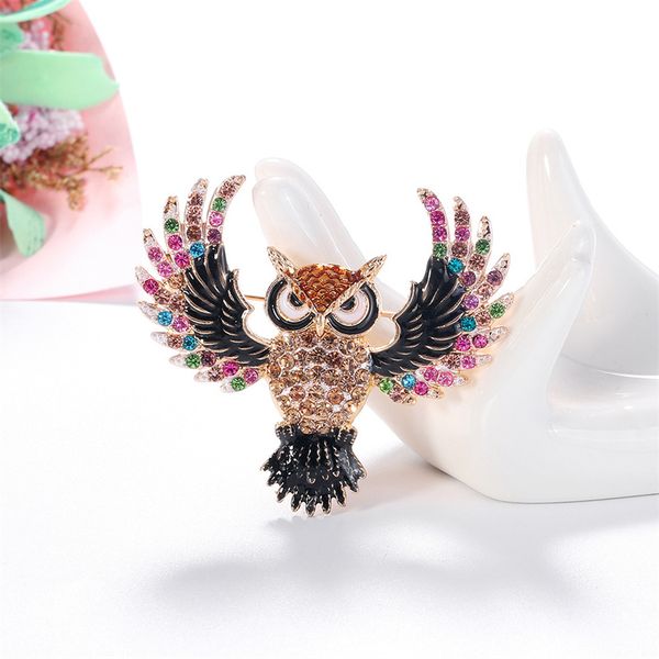 high-grade exquisite color alloy rhinestone owl brooch pin fashion cartoon animal brooch, Gray
high-grade exquisite color alloy rhinestone owl brooch pin fashion cartoon animal brooch, Gray