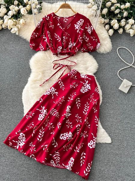 dress vrouwen zomer bloemenprint rok set vrouwelijke korte strap hoge taille midi rok tweedelige pakken, White
dress vrouwen zomer bloemenprint rok set vrouwelijke korte strap hoge taille midi rok tweedelige pakken, White