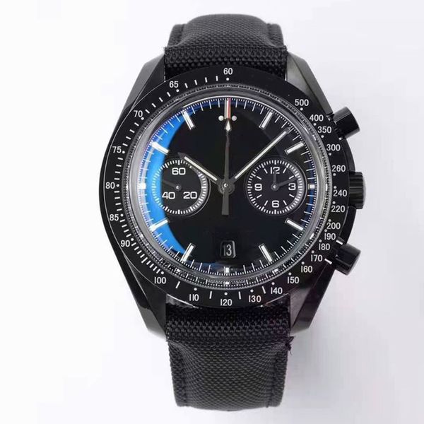 2023 new arrivel luxury watch mens black case dial watches eta automatic movement fabric strap waterproof chronograph wristwatches with box, Slivery;brown
2023 new arrivel luxury watch mens black case dial watches eta automatic movement fabric strap waterproof chronograph wristwatches with box, Slivery;brown
