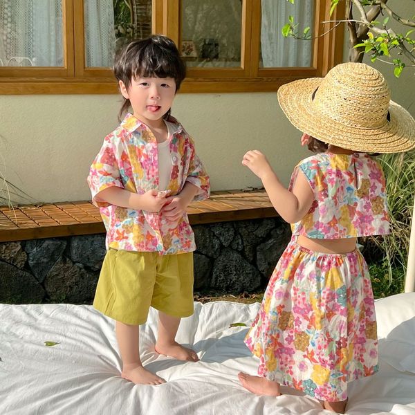 clothing sets summer brother sister clothes girl children print sleeveless casual dress boy baby cotton short sleeve t shirt solid shorts 2p, White
clothing sets summer brother sister clothes girl children print sleeveless casual dress boy baby cotton short sleeve t shirt solid shorts 2p, White