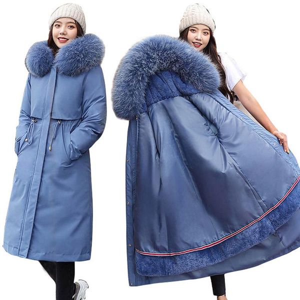 leather fashion winter jacket women fur lining belt hooded thick down parkas xlong female jacket coat slim warm winter outwear 2022 new, Black
leather fashion winter jacket women fur lining belt hooded thick down parkas xlong female jacket coat slim warm winter outwear 2022 new, Black