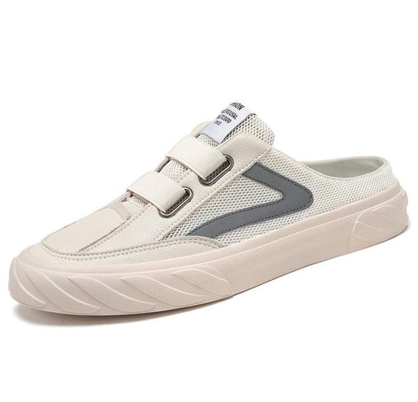 close toe sport slippers men half sandals young guys beach shoes mesh sneaker7310878, Black
close toe sport slippers men half sandals young guys beach shoes mesh sneaker7310878, Black