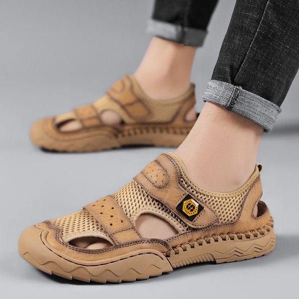 sandals brand men shoes casual shoes hiking handmade sandals lightweight non-slip driving flats moccasin climbing outdoor shoes beach 230420, Black
sandals brand men shoes casual shoes hiking handmade sandals lightweight non-slip driving flats moccasin climbing outdoor shoes beach 230420, Black