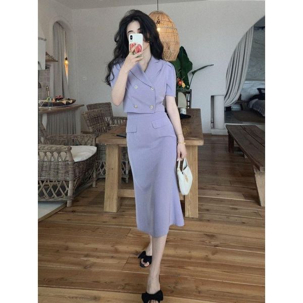 dress 2022 summer women's new french 2 piece sets female short sleeve suit jackets and high waist mermaid skirts ladies suits l33, White
dress 2022 summer women's new french 2 piece sets female short sleeve suit jackets and high waist mermaid skirts ladies suits l33, White