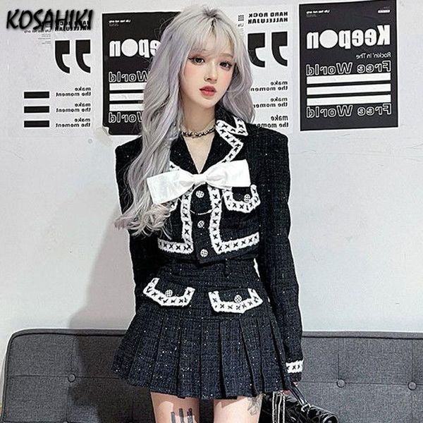 dress kosahiki y2k black two pieces set women crop blazer jackets + mini pleated skirts girls punk gothic outfits 2022 ins korean suit, White
dress kosahiki y2k black two pieces set women crop blazer jackets + mini pleated skirts girls punk gothic outfits 2022 ins korean suit, White