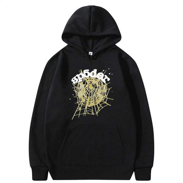 sp5der angel number pattern hoodies man cotton hooded pullover coat fashion streetwear men women spider web print hoodies, Black
sp5der angel number pattern hoodies man cotton hooded pullover coat fashion streetwear men women spider web print hoodies, Black