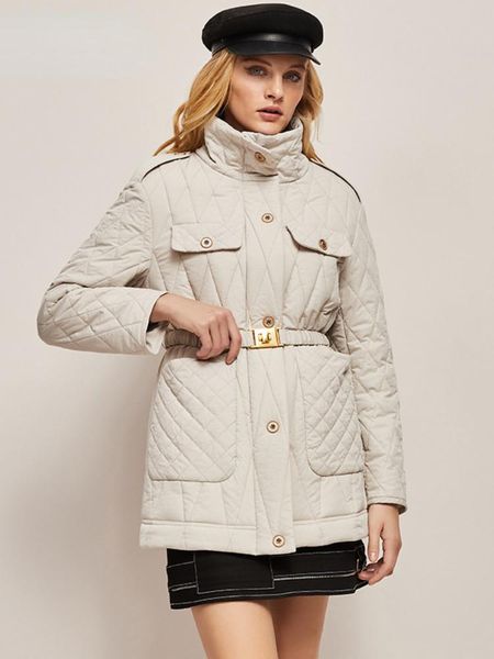 leather bornladies argyle lapel jacket women loose parkas coat vintage thin waist belted outwear autumn winter ladies oversize coat, Black
leather bornladies argyle lapel jacket women loose parkas coat vintage thin waist belted outwear autumn winter ladies oversize coat, Black