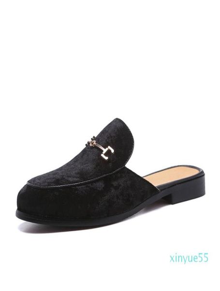 men039s suede leather open back slipon dress slippers on backless velvet loafers lazy person half shoe for men size 6133146675, Black
men039s suede leather open back slipon dress slippers on backless velvet loafers lazy person half shoe for men size 6133146675, Black