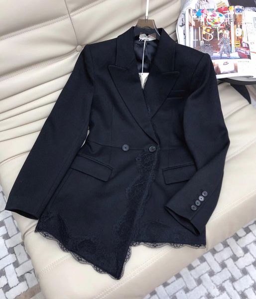 pants 2022 autumn double breasted lace decorated wool blend elegant formal black blazer, White
pants 2022 autumn double breasted lace decorated wool blend elegant formal black blazer, White