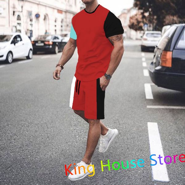 mens tracksuits men oversized tracksuit 2 piece sets male summer color matching sports short sleeve sportwear fashion casual outfits suits 2, Gray
mens tracksuits men oversized tracksuit 2 piece sets male summer color matching sports short sleeve sportwear fashion casual outfits suits 2, Gray