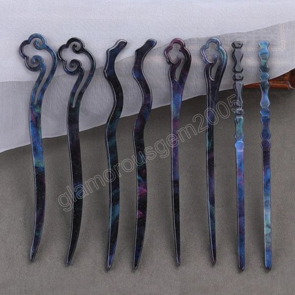 vintage acrylic hair sticks women retro elegant chinese style hairpins headwear hair styling tools hanfu clothes accessories, Golden;silver
vintage acrylic hair sticks women retro elegant chinese style hairpins headwear hair styling tools hanfu clothes accessories, Golden;silver