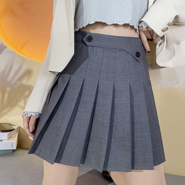 s grey slim high waist half harajuku pleated mini punk skirt vintage skater clothes aa230420, Black
s grey slim high waist half harajuku pleated mini punk skirt vintage skater clothes aa230420, Black