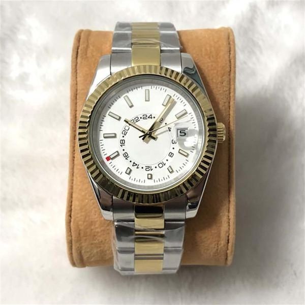 u1 sky mens automatic watch automatic 2813 movement watches stainless steel 42mm luminous waterproof wristwatches307z, Slivery;brown
u1 sky mens automatic watch automatic 2813 movement watches stainless steel 42mm luminous waterproof wristwatches307z, Slivery;brown